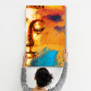 Buddha Portrait | Glass Wall Art - Artdesigna