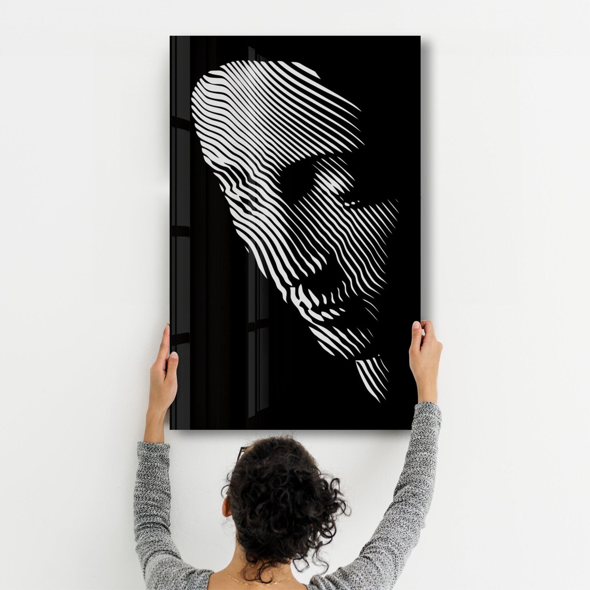 Faces v3 | Glass Wall Art - Artdesigna