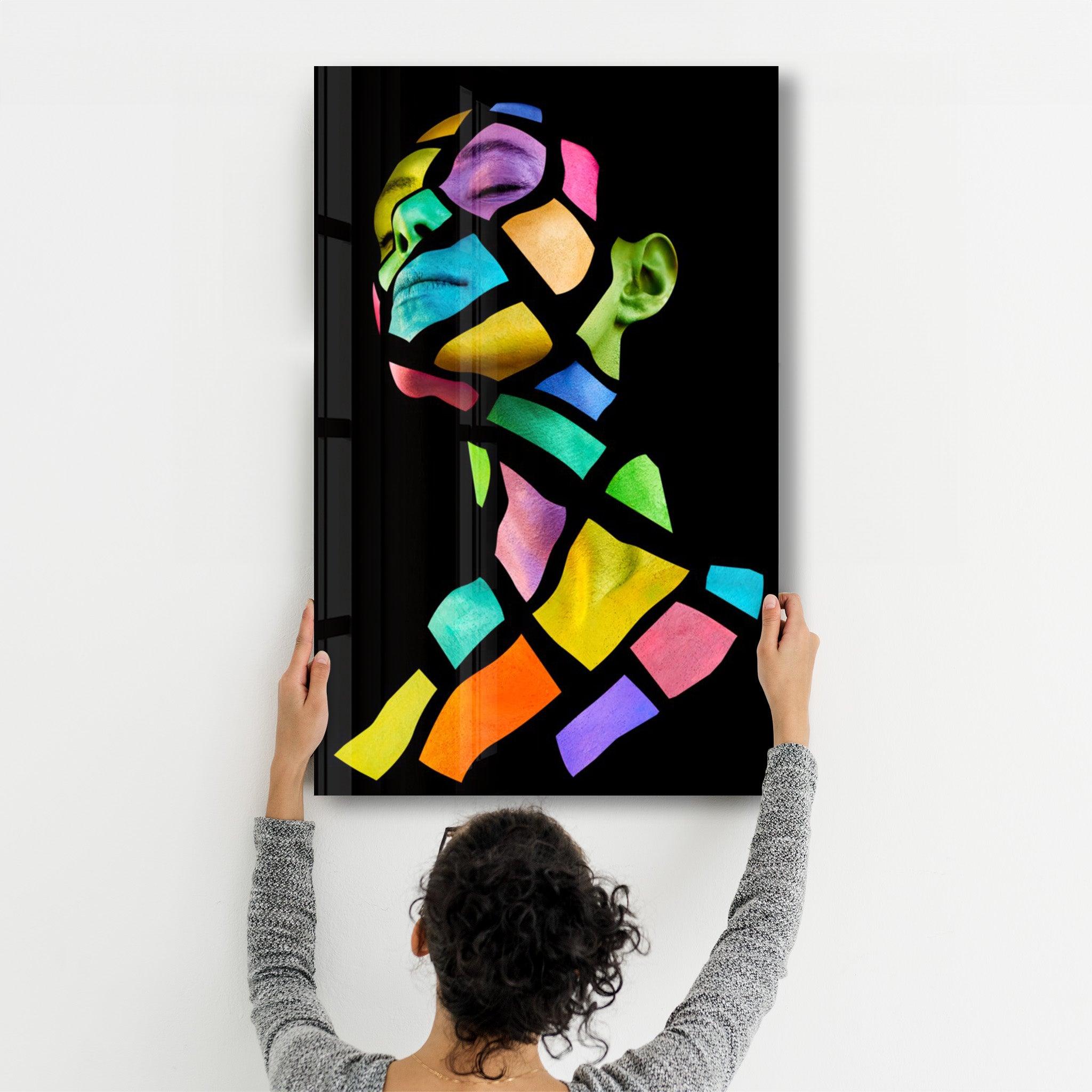 ColourFace | Glass Wall Art - Artdesigna