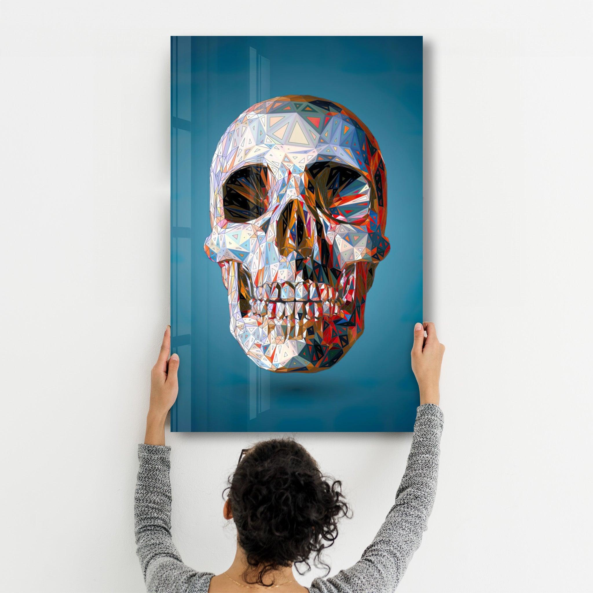 Skullart | Glass Wall Art - Artdesigna