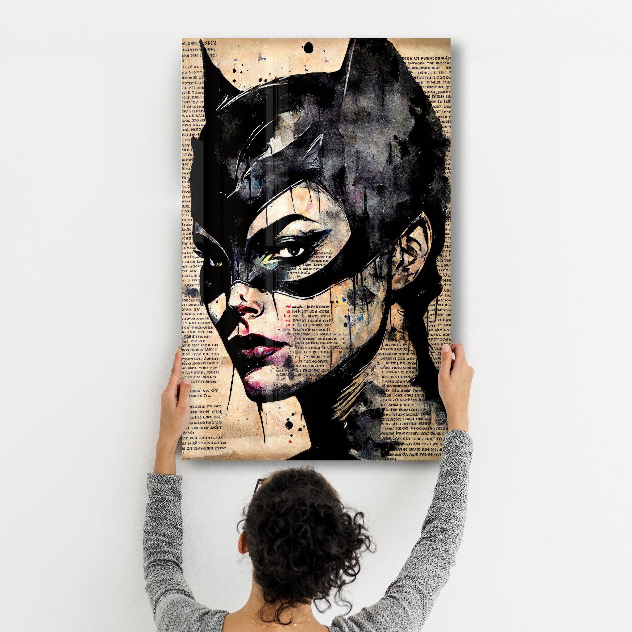 Cat Redesigned | Designer's Collection Glass Wall Art - Artdesigna