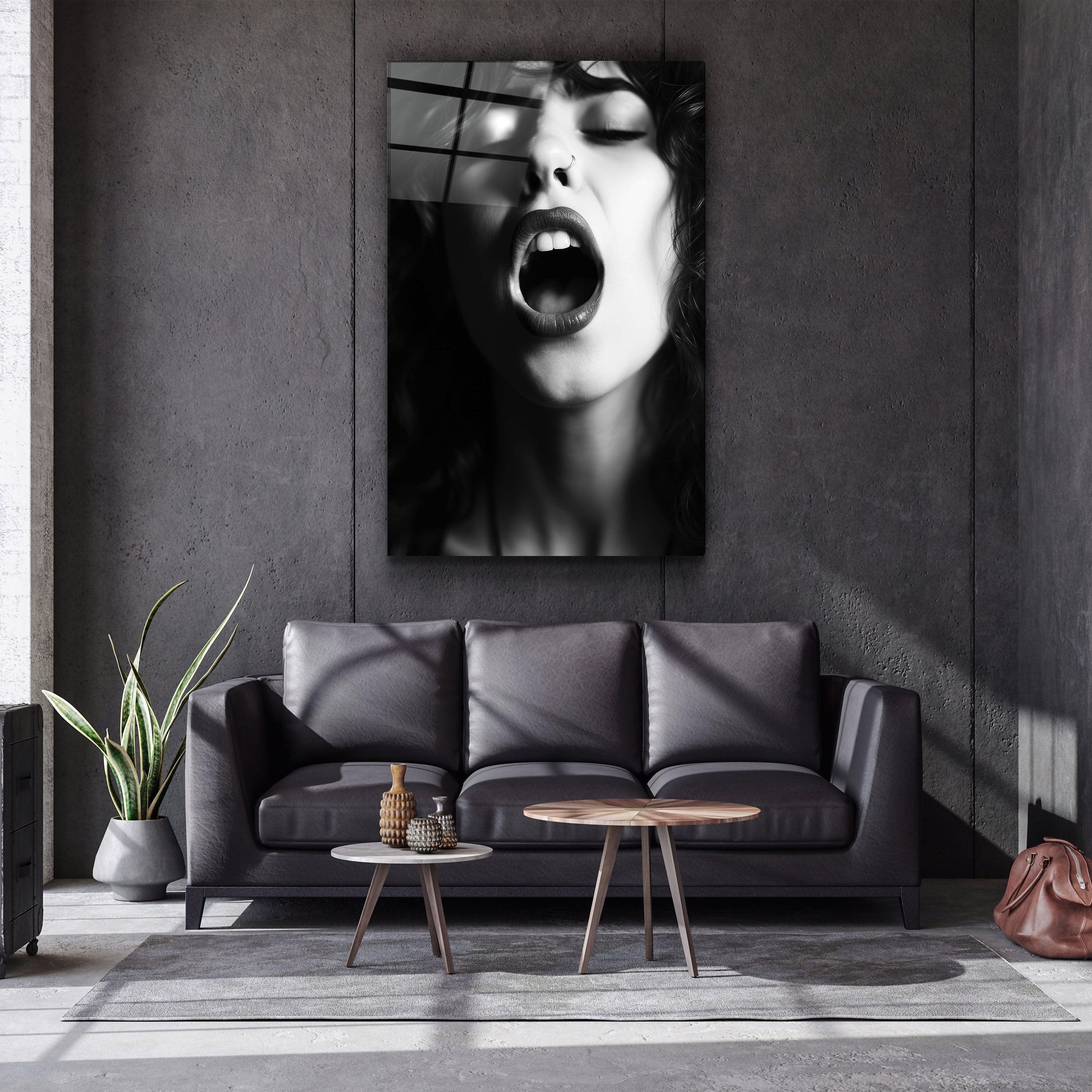 Scream | Designers Collection Glass Wall Art - Artdesigna