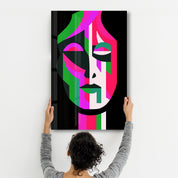 ・"The Face - Bauhaus"・Designer's Collection Glass Wall Art - ArtDesigna Glass Printing Wall Art