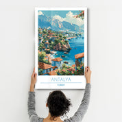 Antalya Turkey-Travel Posters | Glass Wall Art - Artdesigna