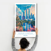 Kuala Lumpur Malaysia-Travel Posters | Glass Wall Art - Artdesigna