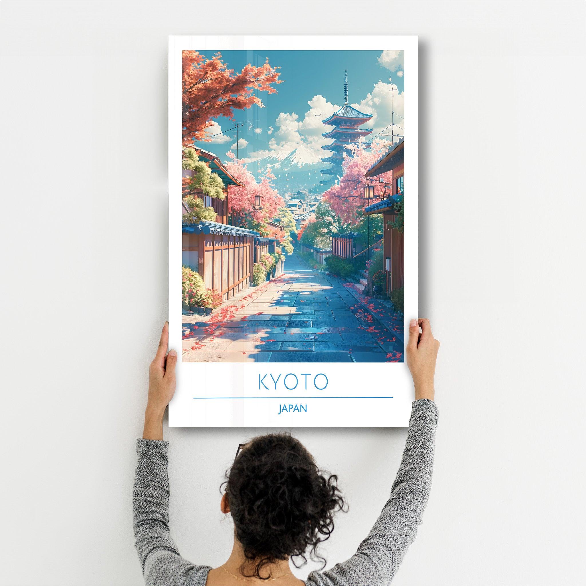 Kyoto Japan-Travel Posters | Glass Wall Art - Artdesigna