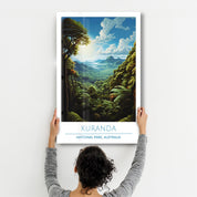 Kuranda-National Park Australia-Travel Posters | Glass Wall Art - Artdesigna