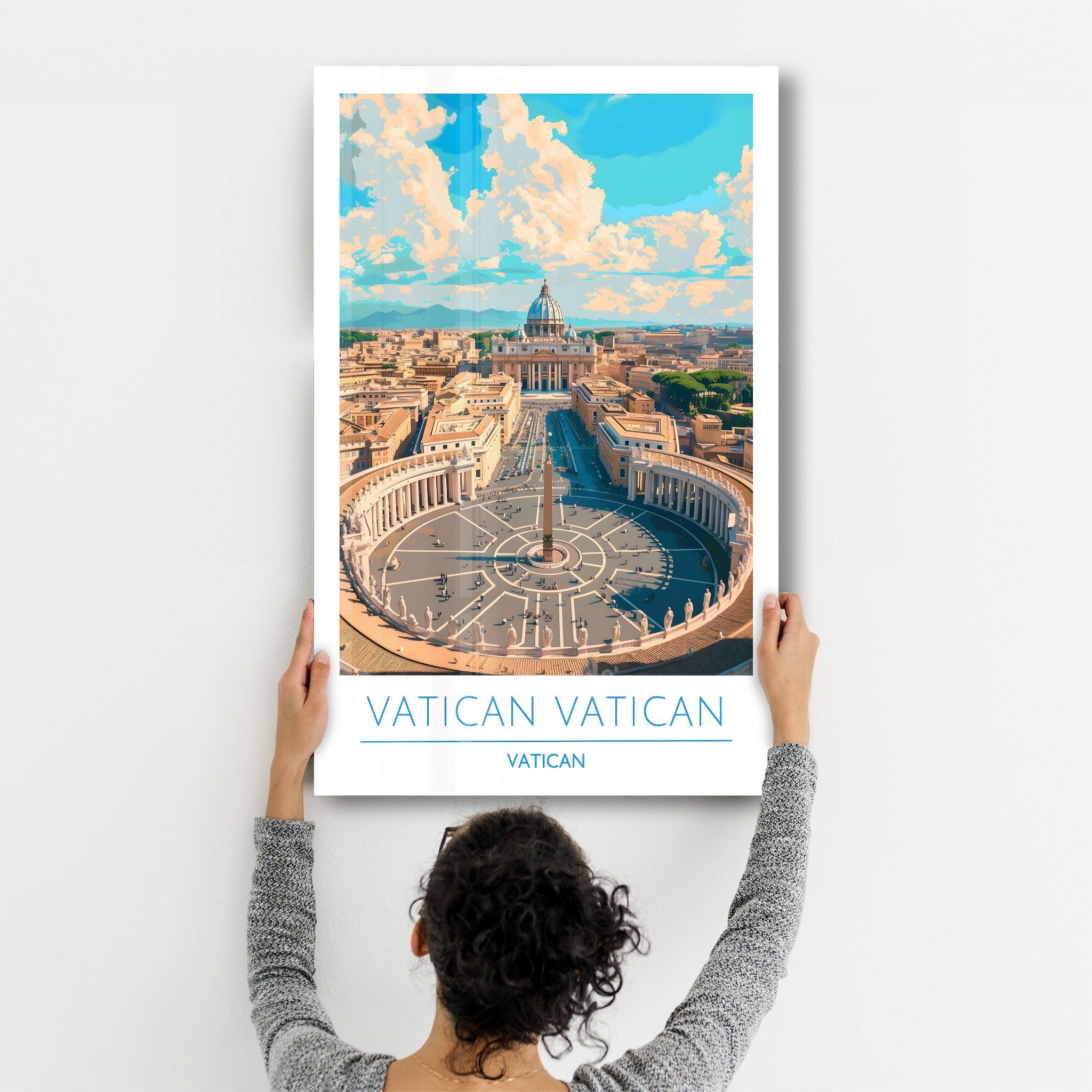 Vatican Vatican-Travel Posters | Glass Wall Art - Artdesigna