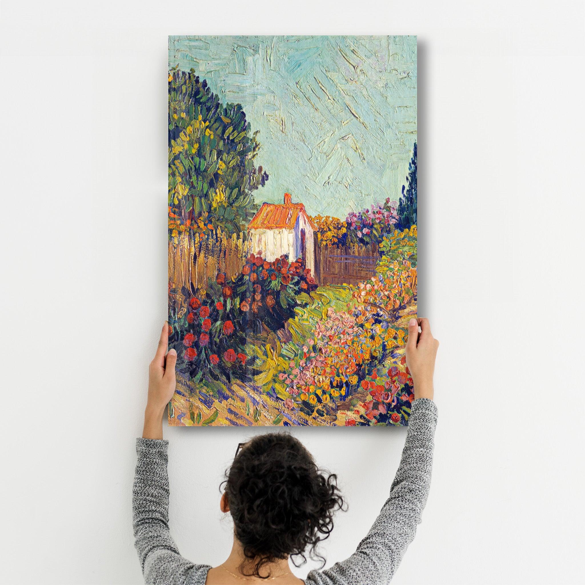 Landscape (1925–1928) by Vincent van Gogh | Glass Wall Art - Artdesigna