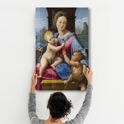 Raphael's The Garvagh Madonna (1509–1510) | Glass Wall Art - Artdesigna