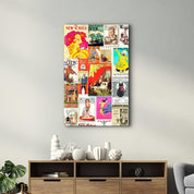 Retro Magazine Covers-3 - Glass Wall Art - Artdesigna