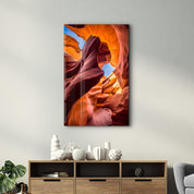 Magical Canyon | Glass Wall Art - Artdesigna