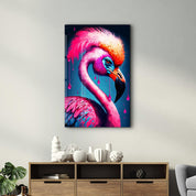 Pink Queen | Secret World Collection Glass Wall Art - Artdesigna