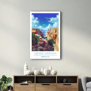 Grand Canyon 2-Arizona USA-Travel Posters | Glass Wall Art - Artdesigna