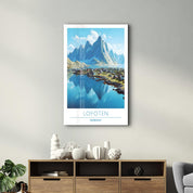 Lofoten Norway-Travel Posters | Glass Wall Art - Artdesigna