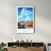 Johannesburg South Africa-Travel Posters | Glass Wall Art - Artdesigna