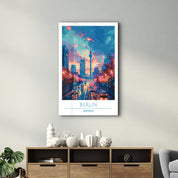 Berlin Germany 3-Travel Posters | Glass Wall Art - Artdesigna