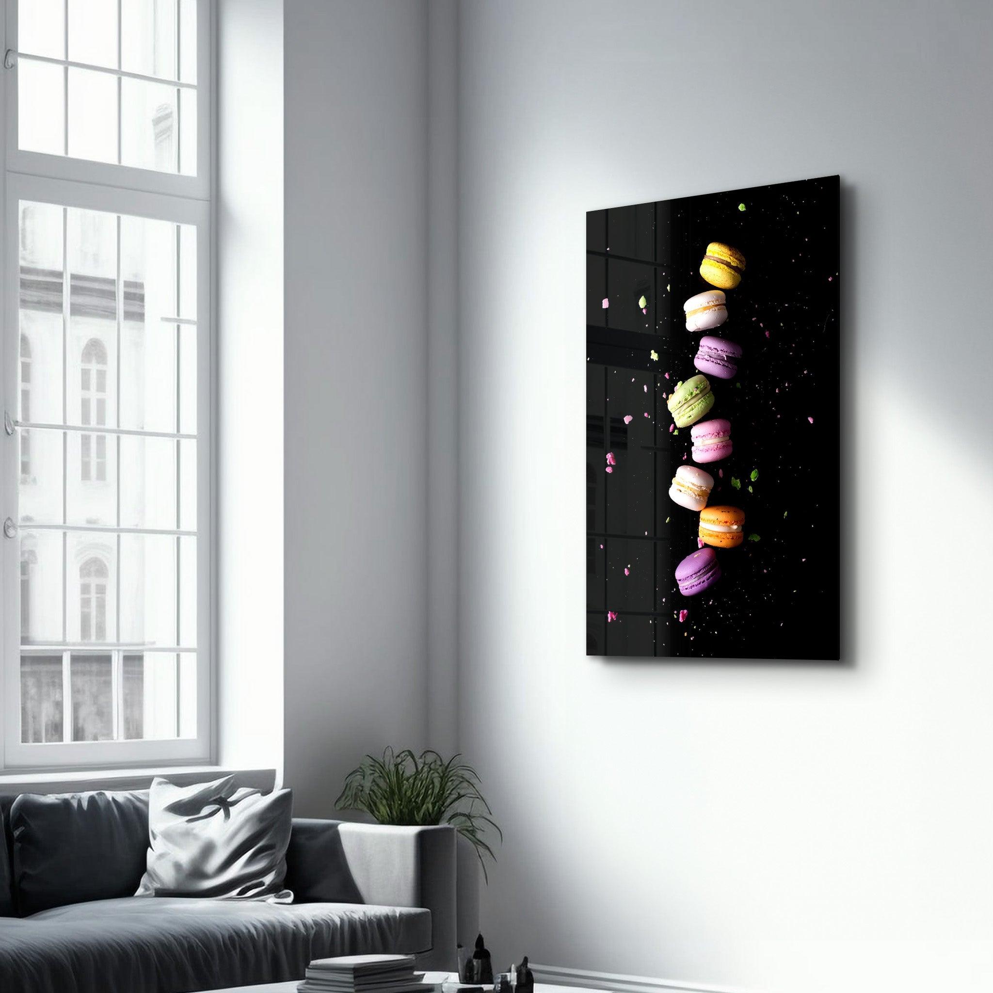 Macaroons | Glass Wall Art - Artdesigna