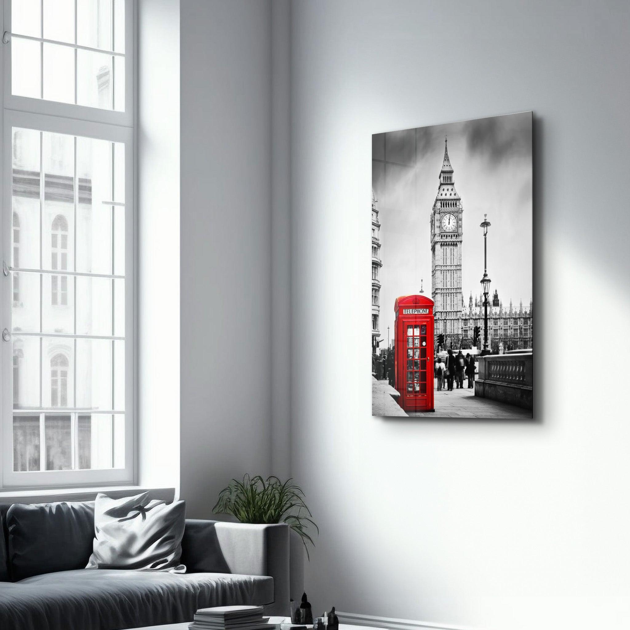 London Big Ben | Glass Wall Art - Artdesigna