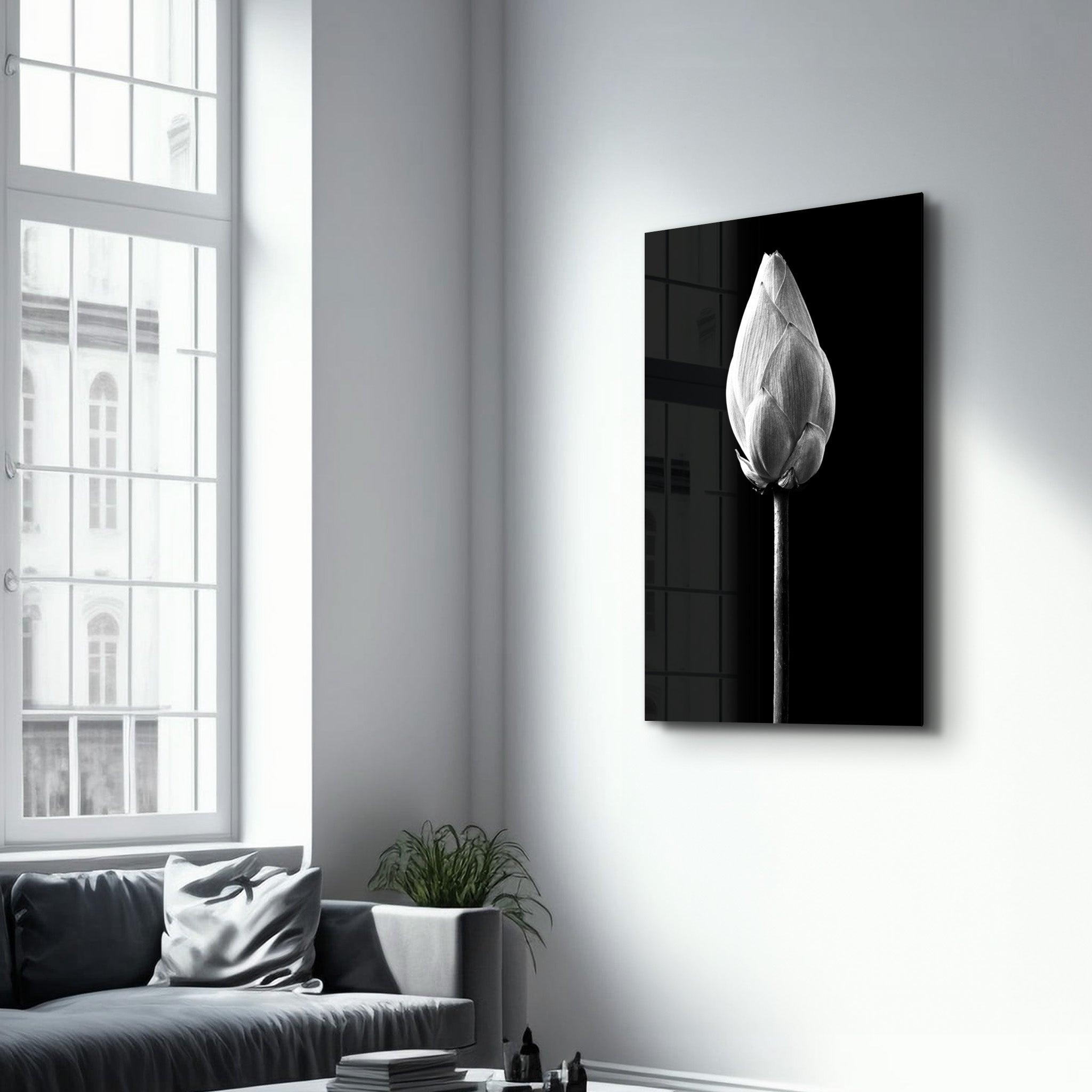 Silent Awakening | Glass Wall Art - Artdesigna