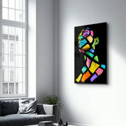 ColourFace | Glass Wall Art - Artdesigna