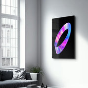 Ring of Rainbow | Designer's Collection Glass Wall Art - Artdesigna