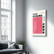 Yayoi Kusama - Tokyo - 1998 | Gallery Print Collection Glass Wall Art - Artdesigna