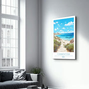 Formentera Spain-Travel Posters | Glass Wall Art - Artdesigna