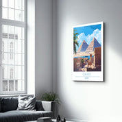 Cario Egypt-Travel Posters | Glass Wall Art - Artdesigna