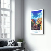 Grand Canyon 2-Arizona USA-Travel Posters | Glass Wall Art - Artdesigna