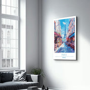 Paris France 2-Travel Posters | Glass Wall Art - Artdesigna