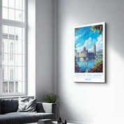 London Parliament England 2-Travel Posters | Glass Wall Art - Artdesigna