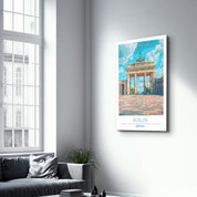 Berlin Germany 1-Travel Posters | Glass Wall Art - Artdesigna