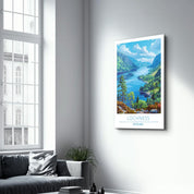 Lochness Scotland-Travel Posters | Glass Wall Art - Artdesigna