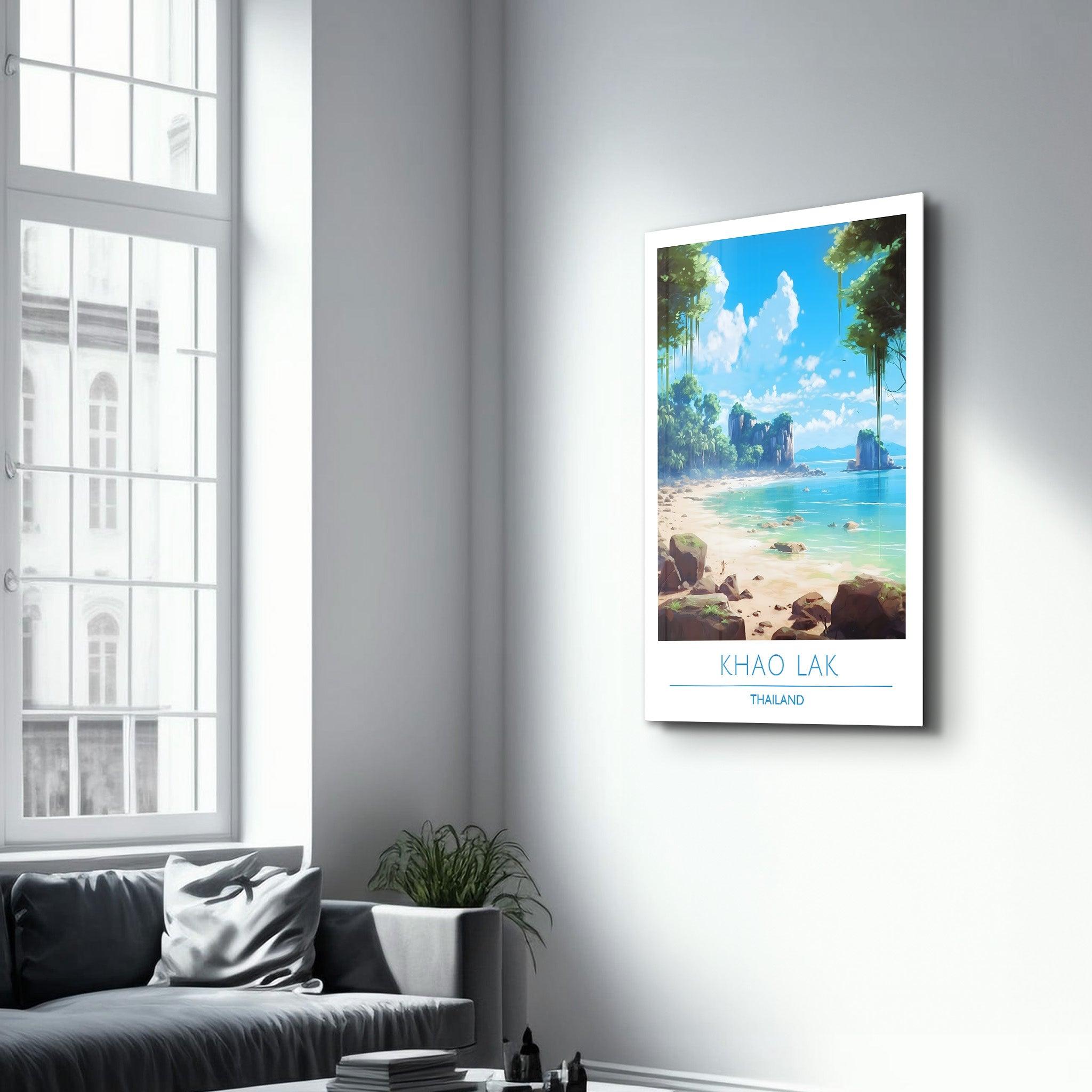 Khao Lak Thailand-Travel Posters | Glass Wall Art - Artdesigna