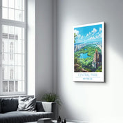 Central Park 3-New York USA-Travel Posters | Glass Wall Art - Artdesigna