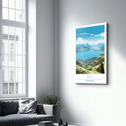 Rigi Switzerland-Travel Posters | Glass Wall Art - Artdesigna