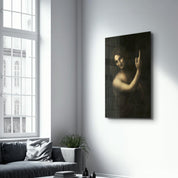 Leonardo da Vinci's Saint John the Baptist (1513-1516) | Glass Wall Art - Artdesigna