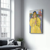 Paul Gauguin's Young Christian Girl (1894) | Glass Wall Art - Artdesigna