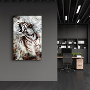 Fearless | Glass Wall Art - Artdesigna