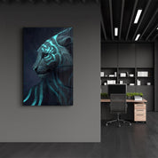 Phantom of the Jungle | Glass Wall Art - Artdesigna