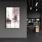 Muted Reflections | Glass Wall Art - Artdesigna