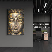 Lord Buddha | Glass Wall Art - Artdesigna