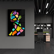 ColourFace | Glass Wall Art - Artdesigna