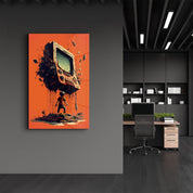 Gamer Boy Adventure | Secret World Collection Glass Wall Art - Artdesigna