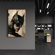 Bat Redesigned | Designer's Collection Glass Wall Art - Artdesigna