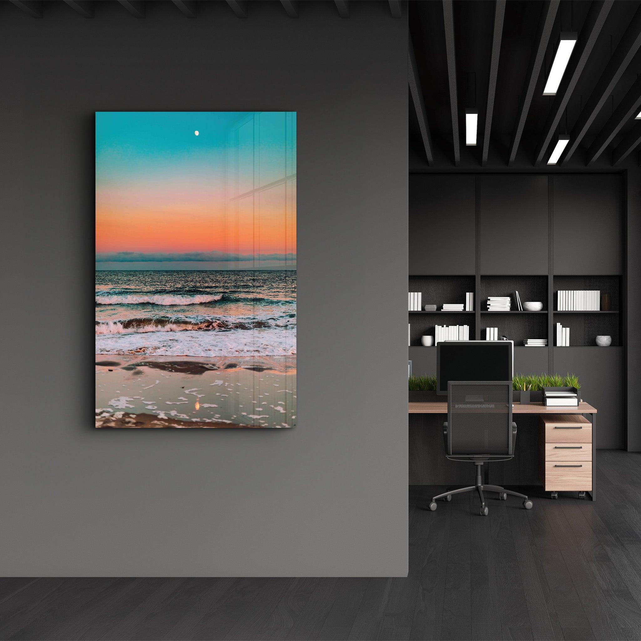 SunSet | Designer's Collection Glass Wall Art - Artdesigna