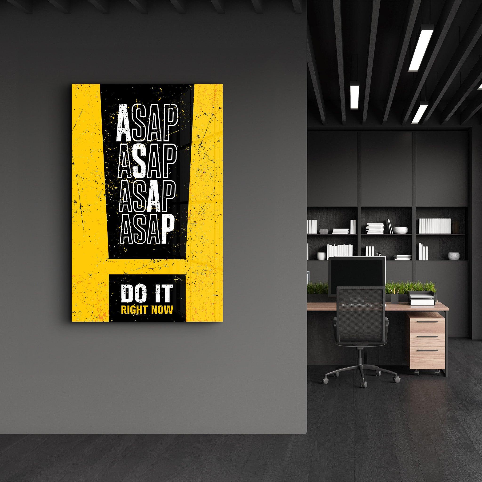 ASAP | Motivational Glass Wall Art - Artdesigna