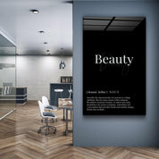 Beauty | Designers Collection Glass Wall Art - Artdesigna