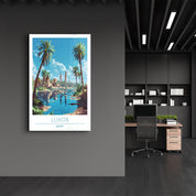 Luxor Egypt-Travel Posters | Glass Wall Art - Artdesigna